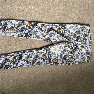 Madewell “Skinny Skinny Ankle” floral pant